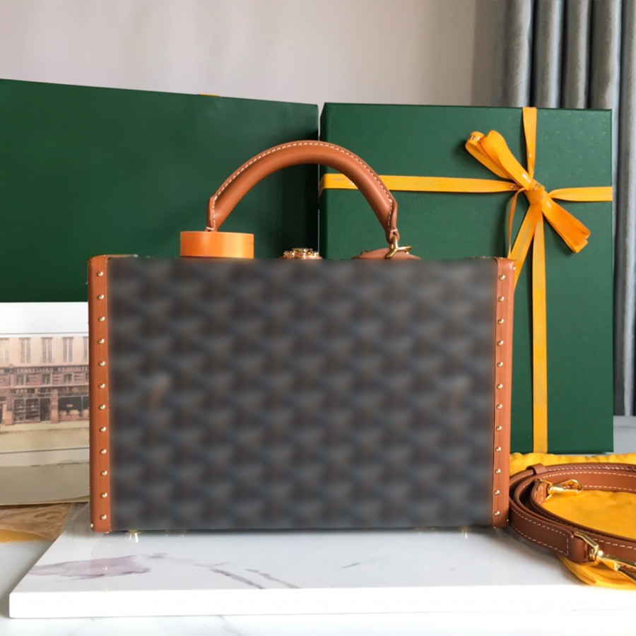 Designer Handheld Unisex Elegant Versatile Lightweight Small Suitcase Single Shoulder Luggage Pocket Size Compartment Bag Leisure Travel Business Daily Carry