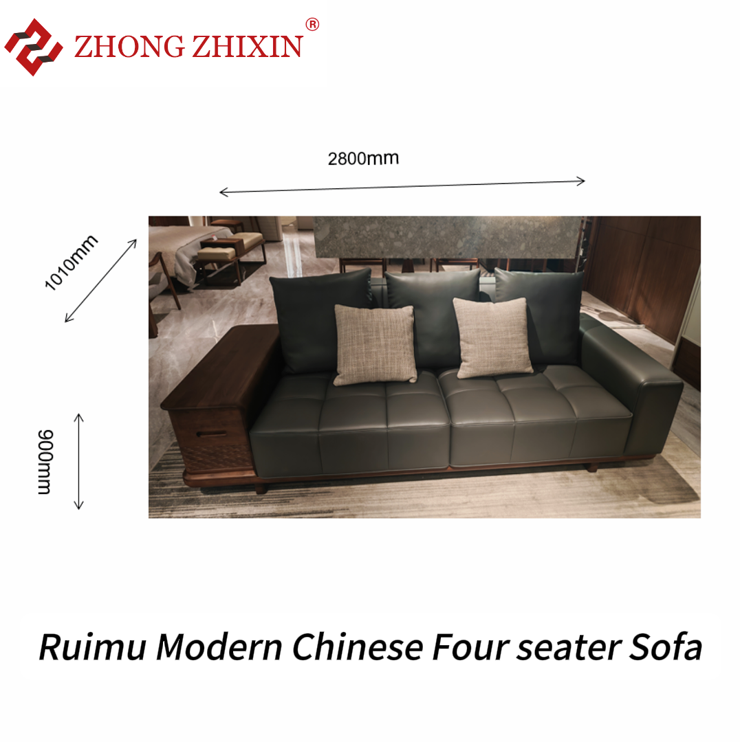 Zhongzhixin Solid Wood Dining Table, New Chinese Style Designer Ruimu Series - Rectangular Table for 4 People for Dining Room, Natural Wood Finish