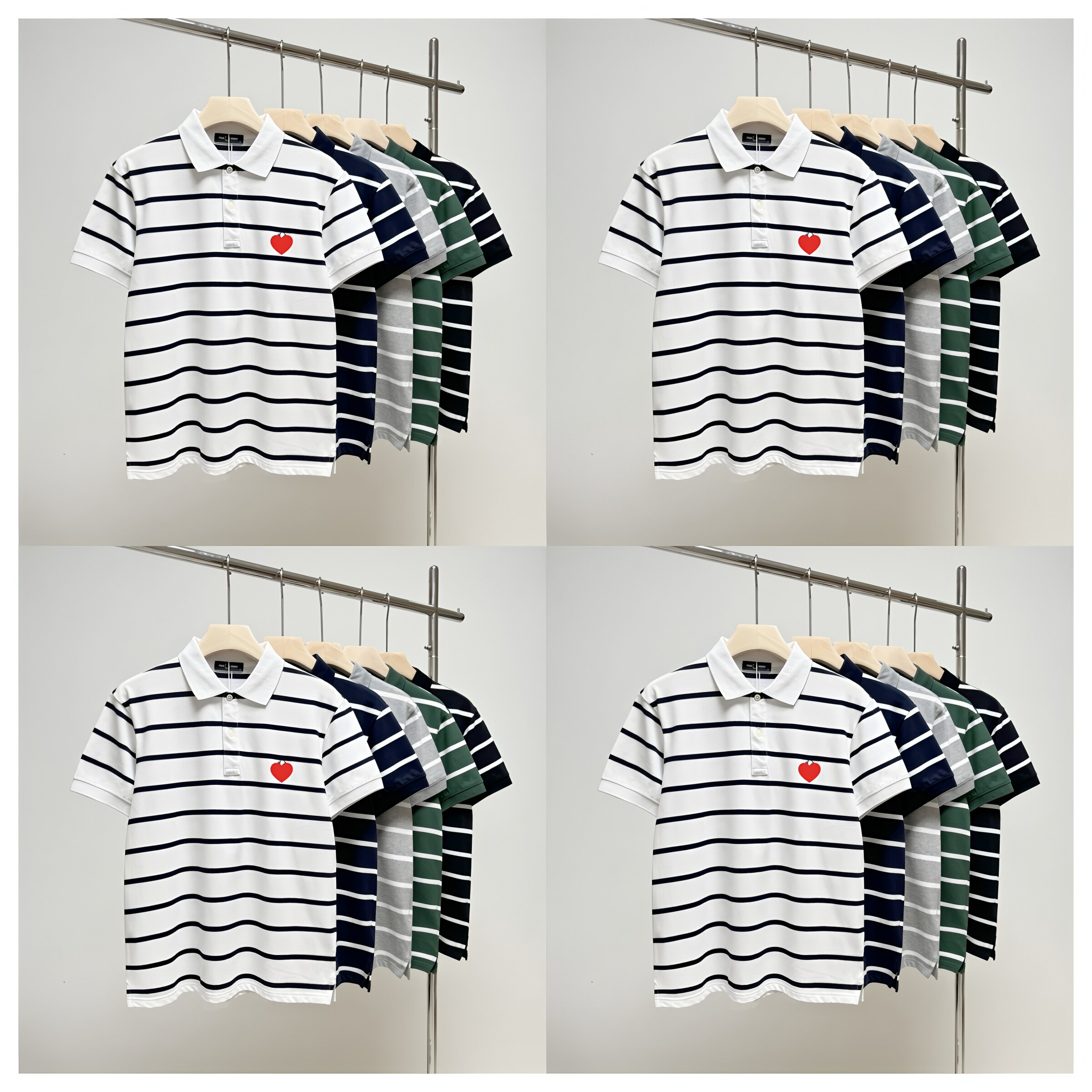 Striped Women's Polos Shirt Fr Py Tees Shirt Designer Polo Shirt Luxury