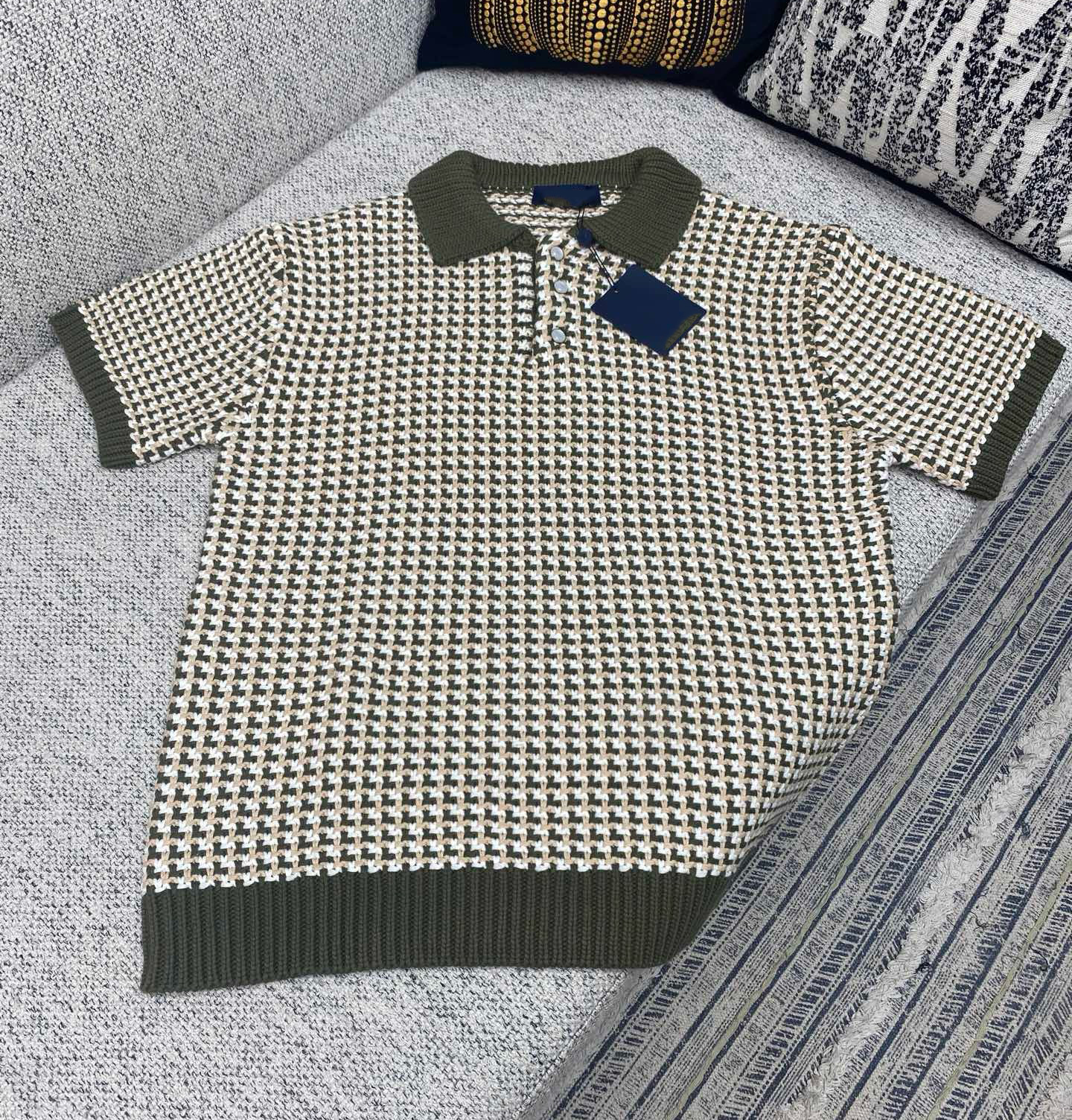 Men's Plus Tees & Polos Round neck embroidered and printed polar style summer wear with street pure cotton wfw2224