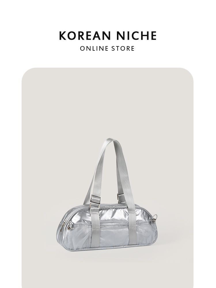 Fashionable Autumn New Style Versatile Texture Soft Surface Shoulder Bag Niche Design Simple Temperament Commuting Handbag