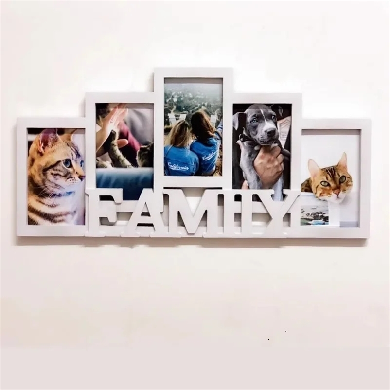 2026 Connect Film Studio Five Grid Hanging Combination Wall Family Po Childrens Picture Frame 240627Bj H260306