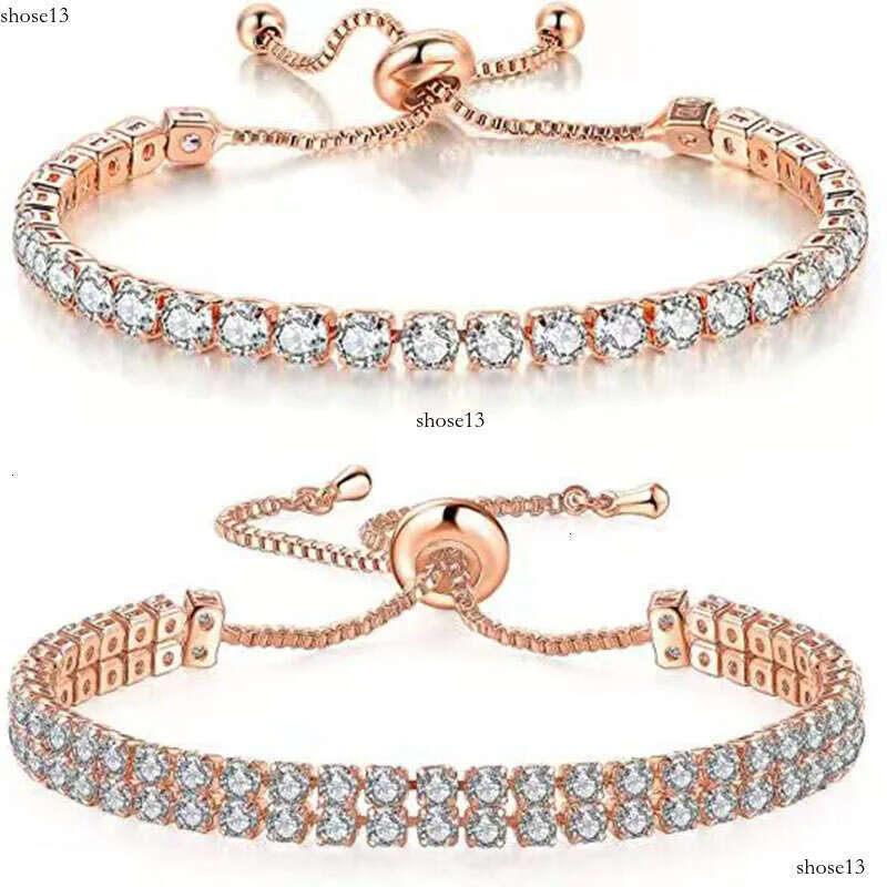 Fashionable zircon for women, niche minimalist crystal high-end bracelet accessory designer jewelry
