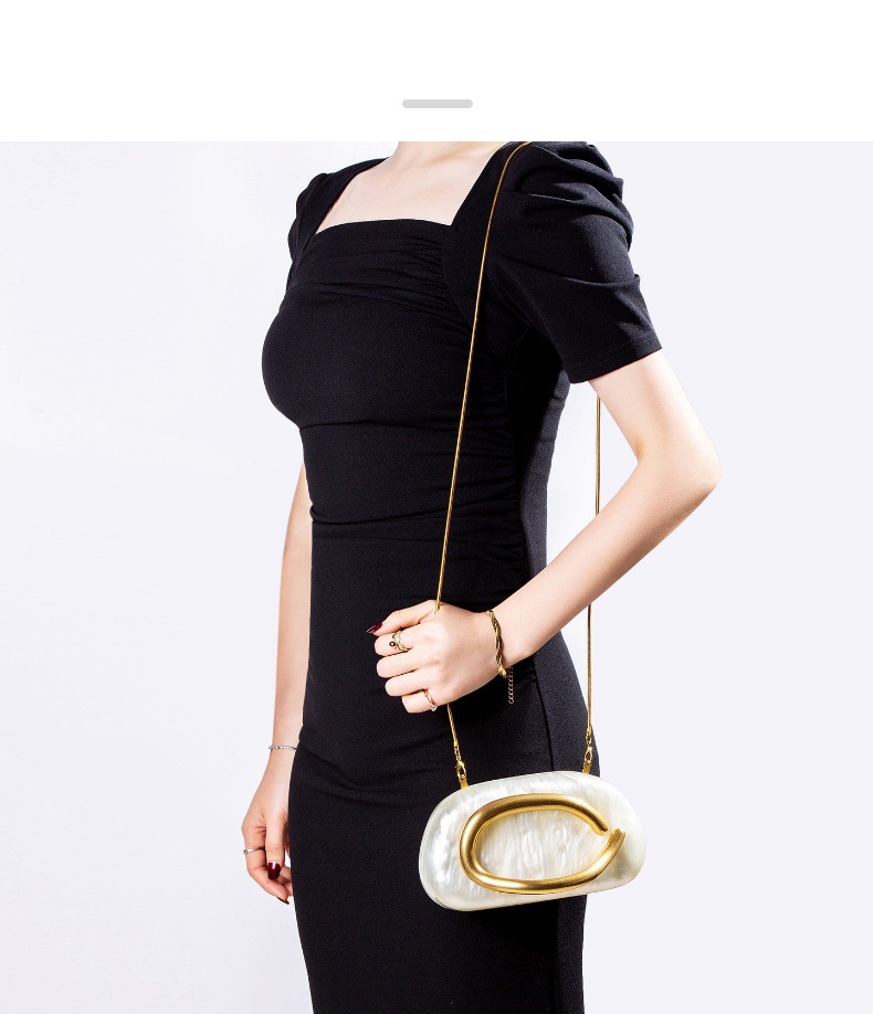 Evening Clutch Purses for Women Acrylic Evening Clutch Luxury Elegant Handbag for Party Wedding Prom Crossbody Bag Shoulder Bag Gorgeous Purse Classy 