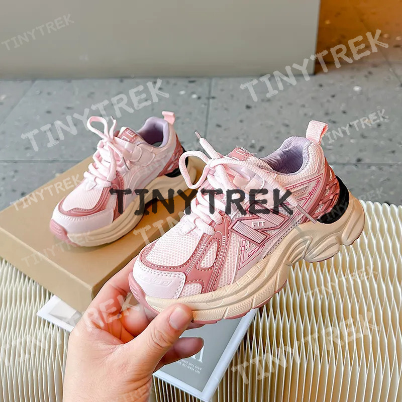 Designer 2025 New Children's Sports Girls' Dad Casual Boys' Shoes For Middle And Big Children