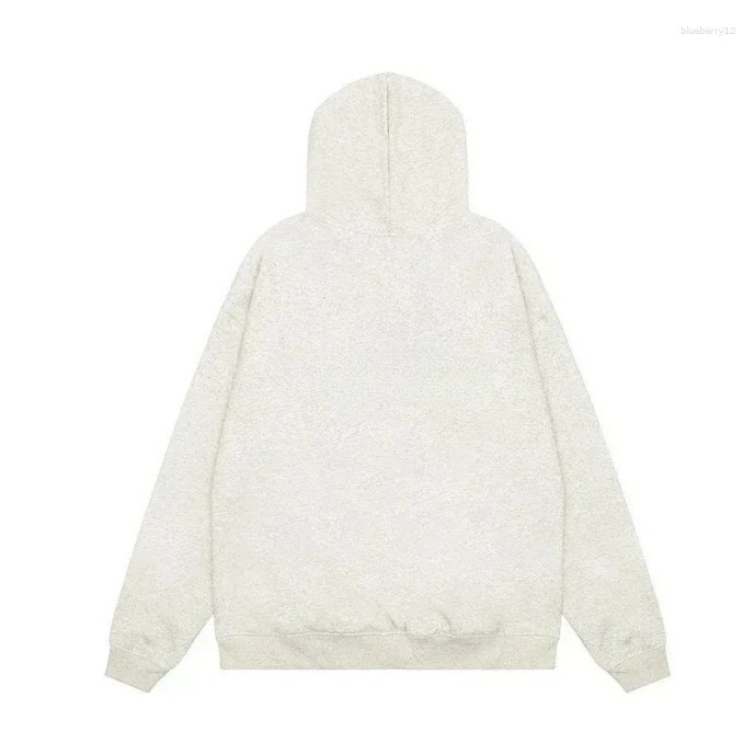 Classic men's hoodie with luxurious design and plush letter logo on the back, cotton oversized hoodie streetwear couples outfit, women's ove