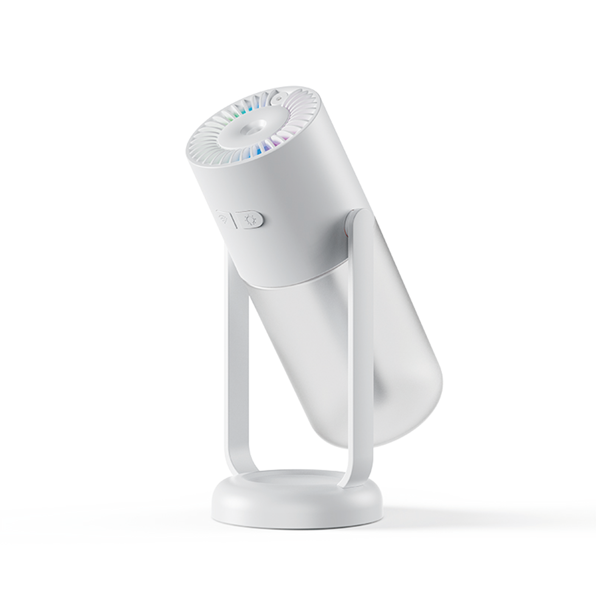 Rotation Humidifier 260ML Colorful Night Light USB Cool Mist Quiet Humidifier for Bedroom Home Car Office Portable Humidifier Angle Adjustment Easy to