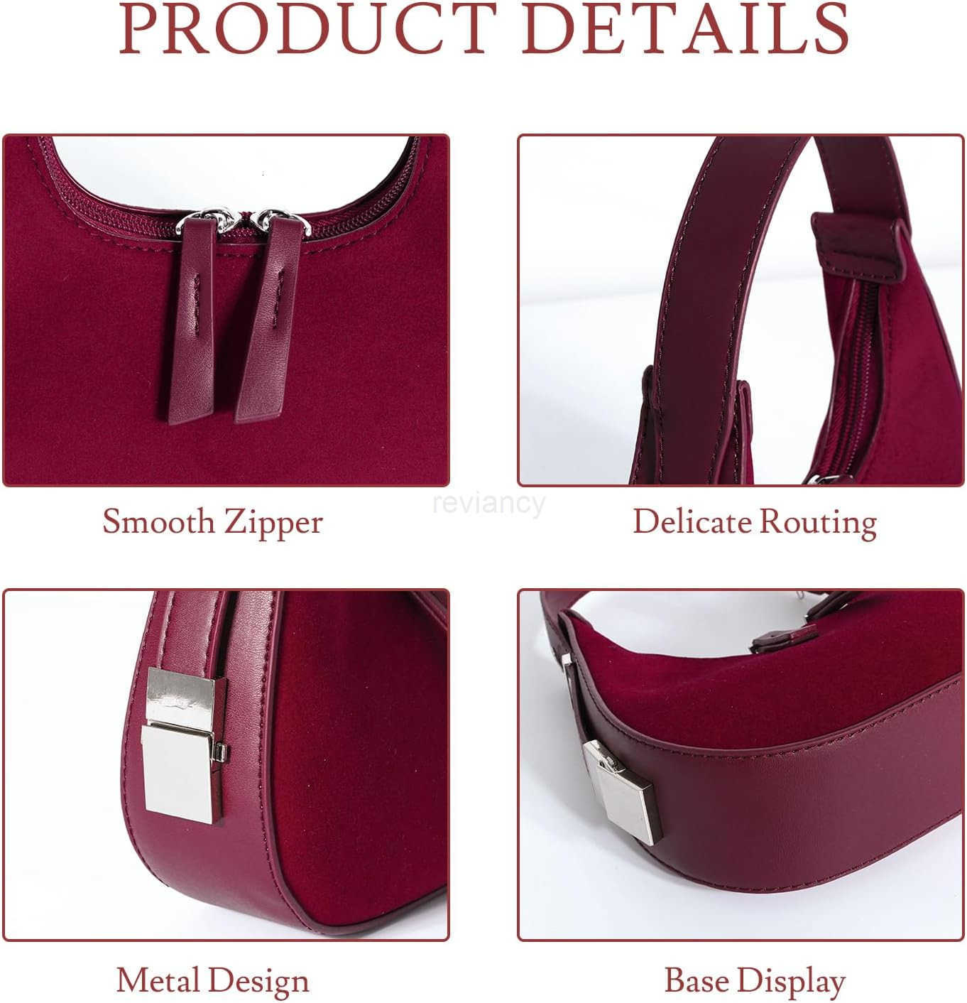 Shoulder Bag Crescent Hobo Handbags 90s Underarm Purse Bag FAshion CluTCh Purses for WomenW250930