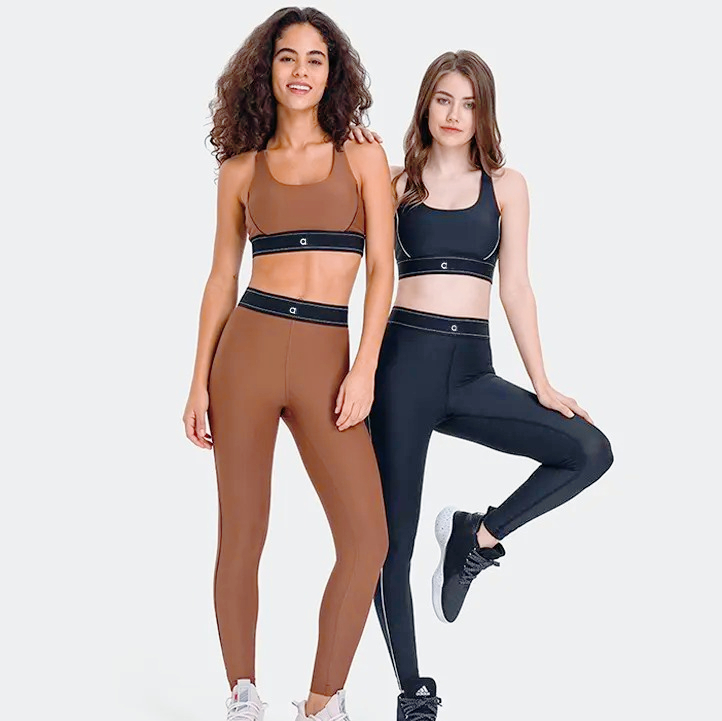 AAdjustable Women Activewear Set Elastic Waist Training Yoga PantsWomens Bras leggings New Shoulder Strap Sports Bra Designer Fashion Sets Pant Free Shipping