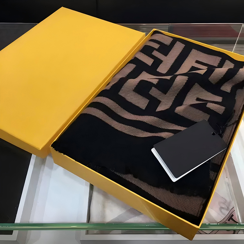 Scarves Luxury Designer Scarf Womens Fashion Classic Full Letter Wool Scarf High Quality Suitable for Christmas Gift Winter Warm Soft Long Shawl Scarf AA