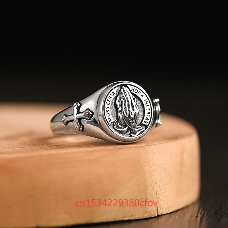 925 Sterling Silver Rings Christmas Gift for Men Women Jewelry Fashion Charms Accessories Retro Adjustable Opening 250929