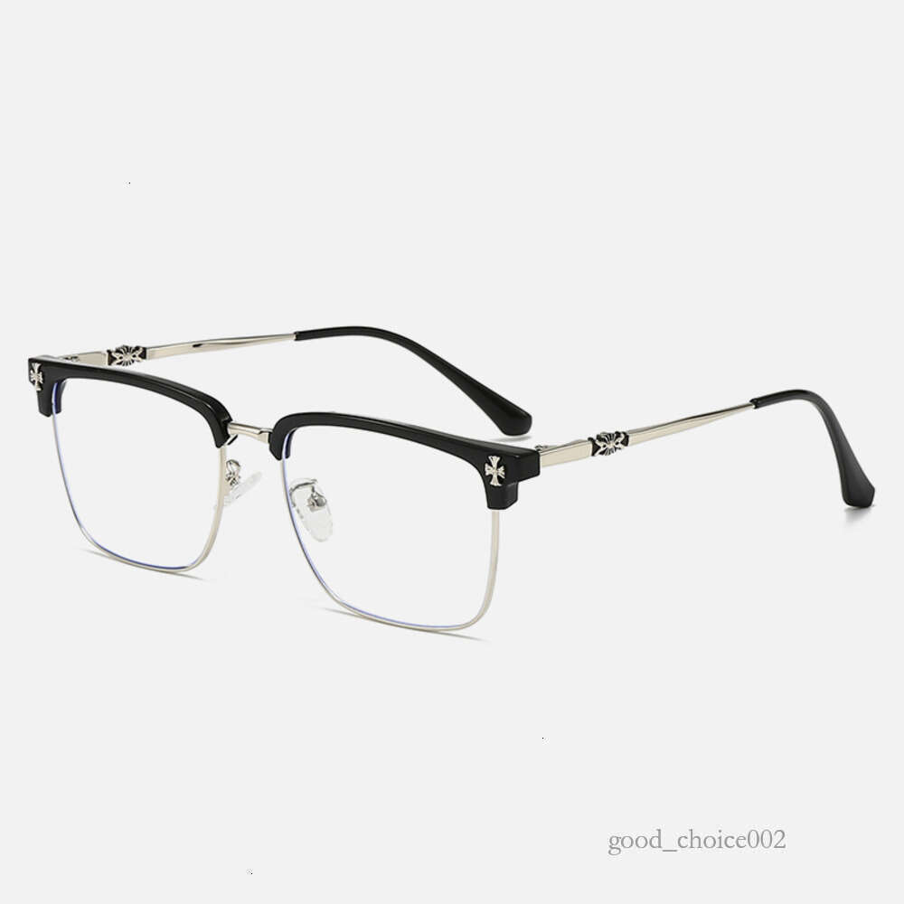 Lanjia- New KRO Fashion Korean Style Business Anti-Slip Metal Artistic Men's And Women's Blue Light Blocking Eyeglass Frame 12E80 71