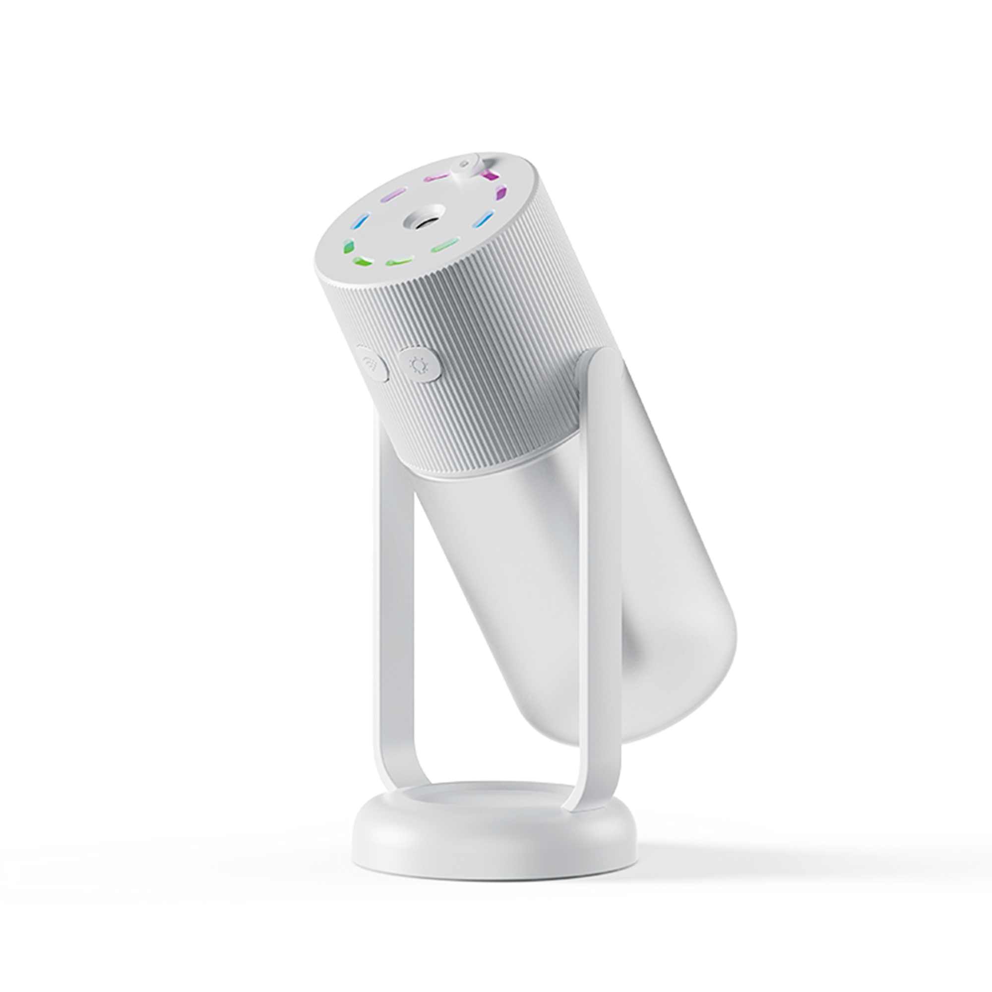 Rotation Humidifier 260ML Colorful Night Light USB Cool Mist Quiet Humidifier for Bedroom Home Car Office Portable Humidifier Angle Adjustment Easy to