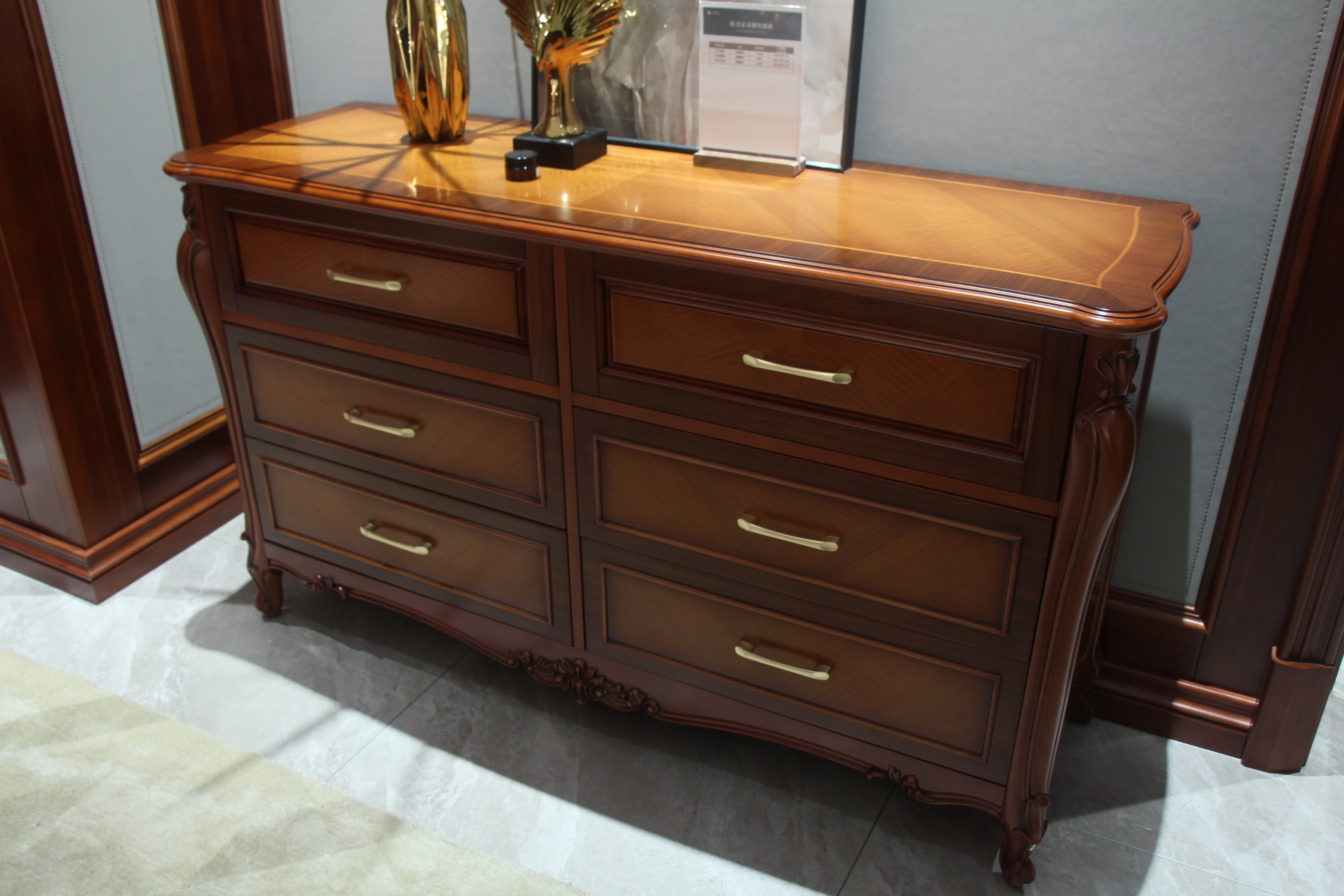 Zhong zhixin European-style Series drawer cabinet Meticulously crafted from solid wood by Danish designers