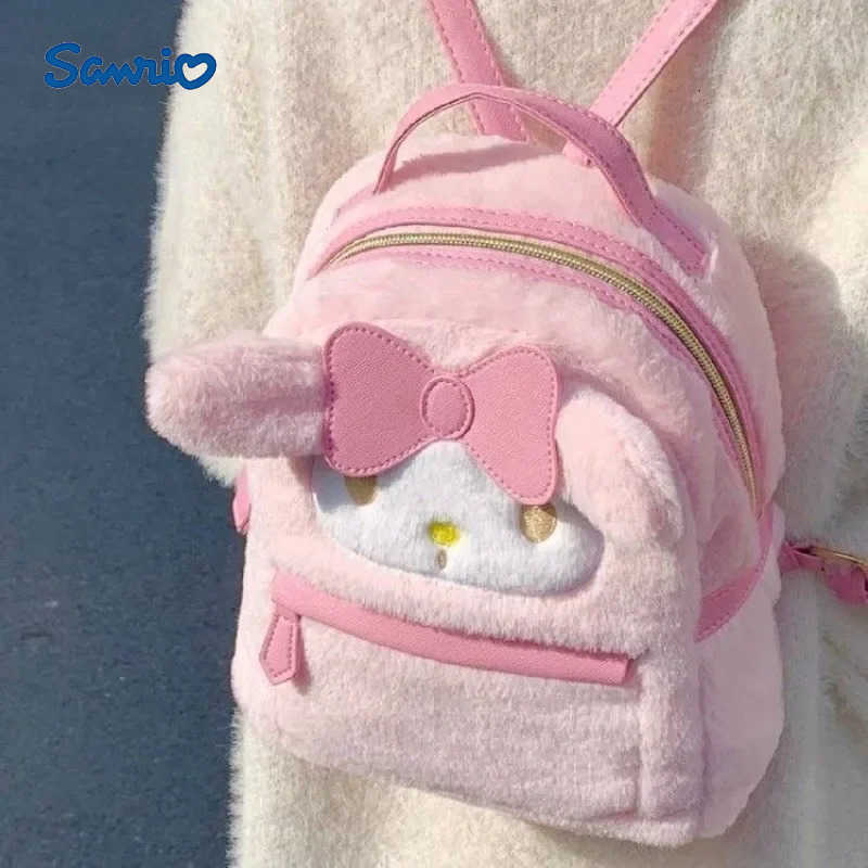 Sanrio Cinnamoroll My melody Japanese new style cute creative cartoon pattern large capacity lightweight portable plush backpack L250930