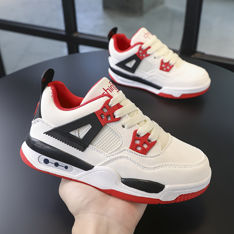 Designer Sports Shoes New Lace Up Leather Children's White Shoes Designer Shoes Autumn New Luxury Shoes Men's And Women's Children'