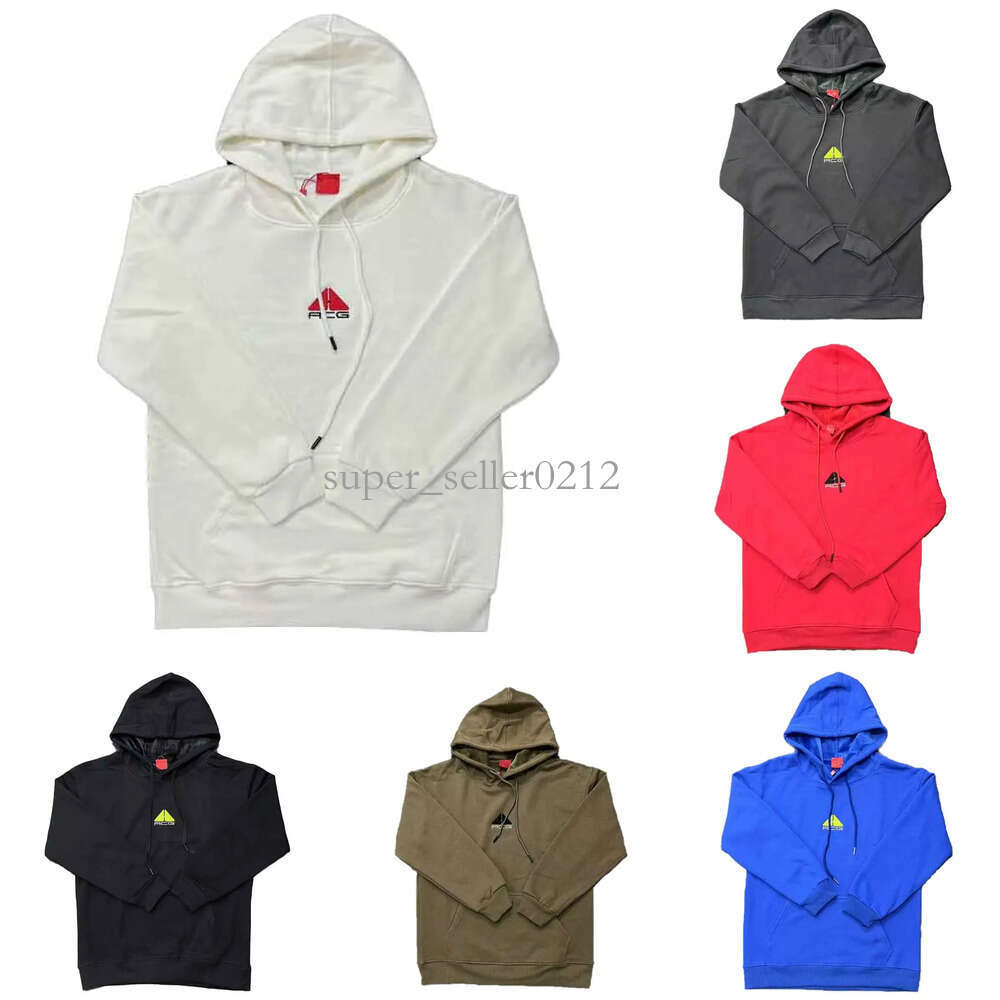 Designer Men's hoodie designer, women's hooded sweatshirt, ACG brand pullover multi-color embroidery small label, spring and autumn top jacket hooded sweatshirt