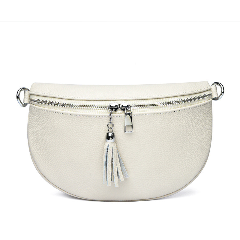 New trendy bags for women, single shoulder crossbody bag, top layer cowhide chest bag