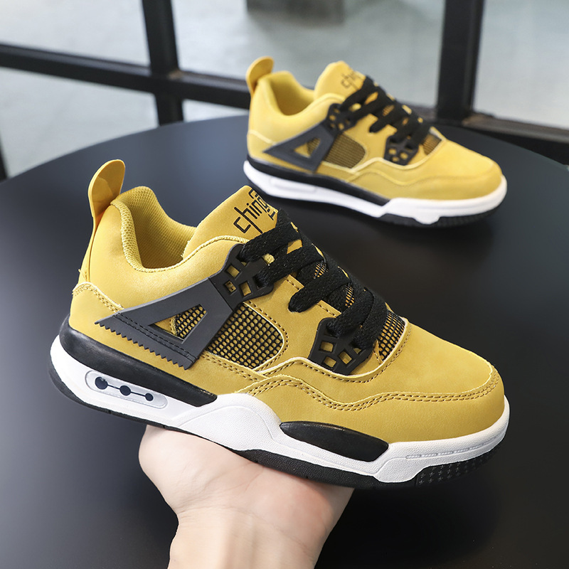 Designer Sports Shoes New Lace Up Leather Children's White Shoes Designer Shoes Autumn New Luxury Shoes Men's And Women's Children'