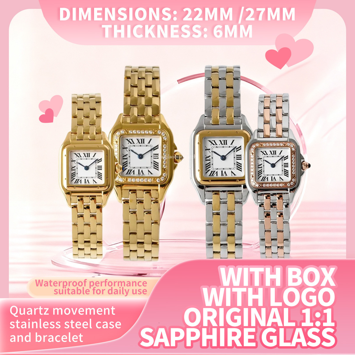 Luxury watch Womens watch designer watche classic movement watche Fashion Temperament ins Style Small Group Electronic Quartz 14