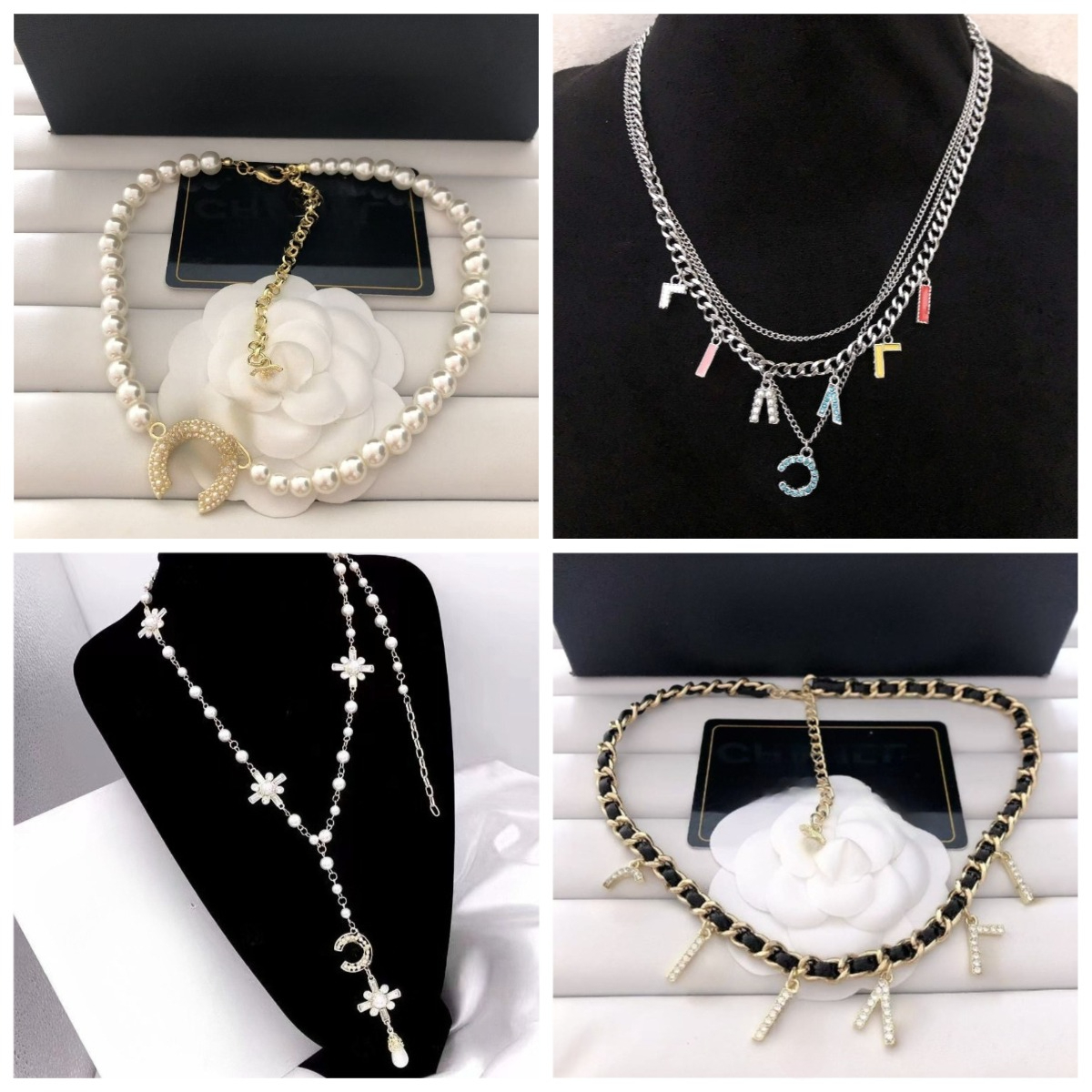 Necklace Designer High Quality Alloy Jewelry Fashion Gift Women's Pearl Necklace with Diamond Jewelry Daily Wear