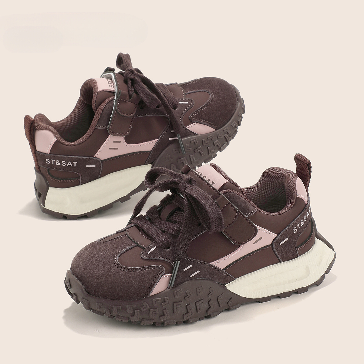 New autumn and winter versatile children's sports Designer shoes for hiking outdoor activities anti slip soft sole breathable unisex running desi