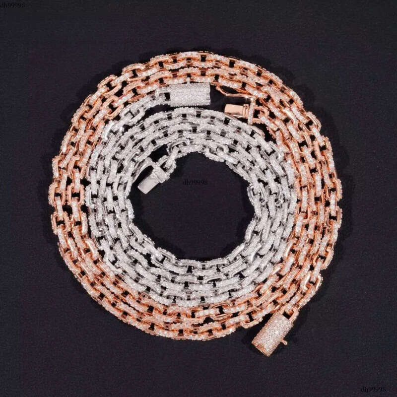 Hot Sale 4mm Iced Out Chain Sterg Sier Pass Dia Tester GRA Certified VVS Moissanite Bracelets Hiphop Jewelry