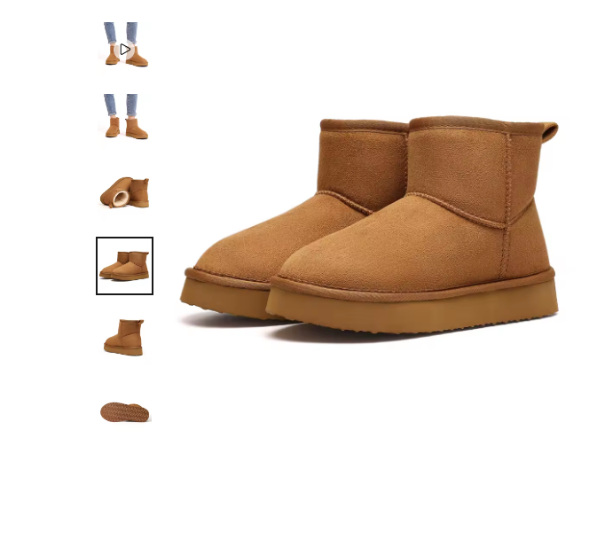 2025 Wick4cm high heels Slippers Designer Boots Tazz Slipper Men Women Snow Ankle Short Duck Leather Winter sandal Snow boots Size 35-43