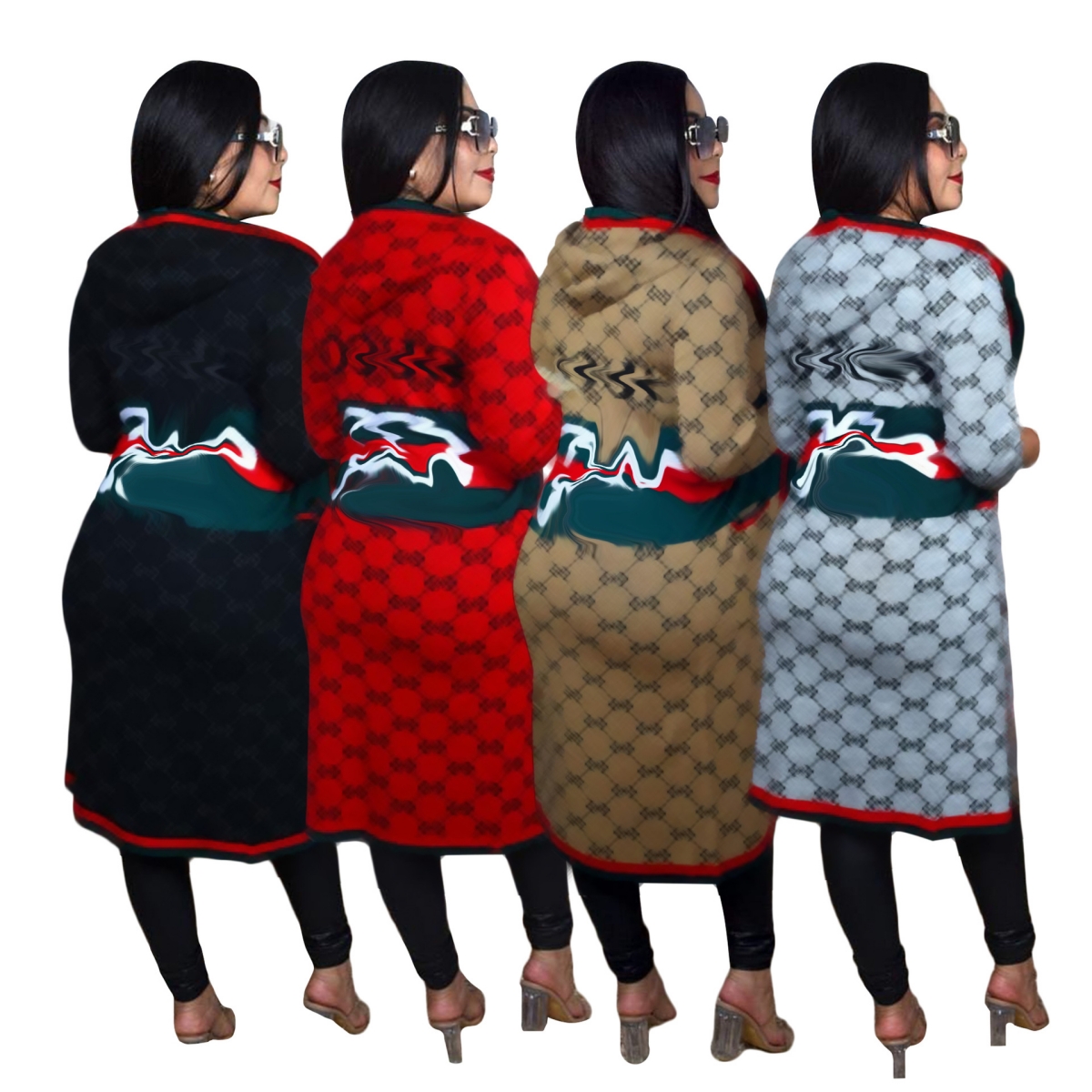 Woolen Sweaters Women Casual Long Cardigans Knit Coats Outerwear Free Ship