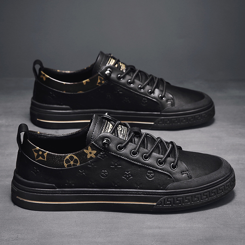 free shipping designer shoes New trendy low cut casual soft sole versatile autumn and winter fashion sports shoes black white