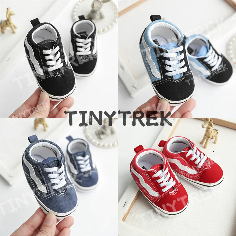 Little Kids Canvas Sneakers Boys Girls Kidsnest First Walkers Infant Toddler Anti-Slip Soft Sole Classical Newborn Baby Shoes 0-18 Month