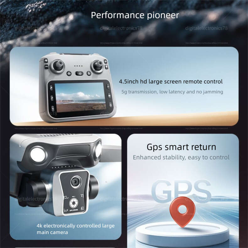 2025 K19 MAX GPS Drone Fishing Air Drop Automatic Turnaround 5G Screen Obstacle Avoidance Drone Professional Camera FPV Drone drone with 4k camera