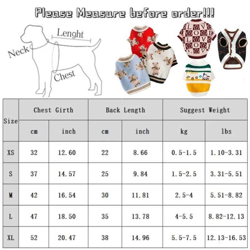 Luxurious Luxury Dog Clothes for Small Dogs Winter Warm Dog Sweater Chihuahua French Bulldog Clothing Pet Items Knitted Cardigan Sweater D250930