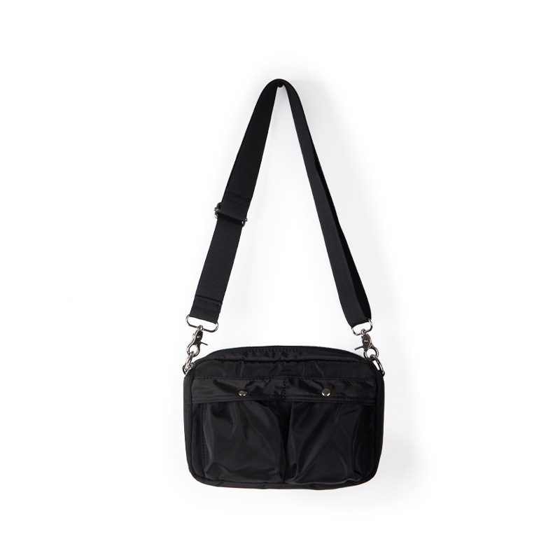 2025 New Women's Korean Style Simple Workwear Single-Shoulder Crossbody Niche Pleated Trendy Casual Nylon Phone Bag Light