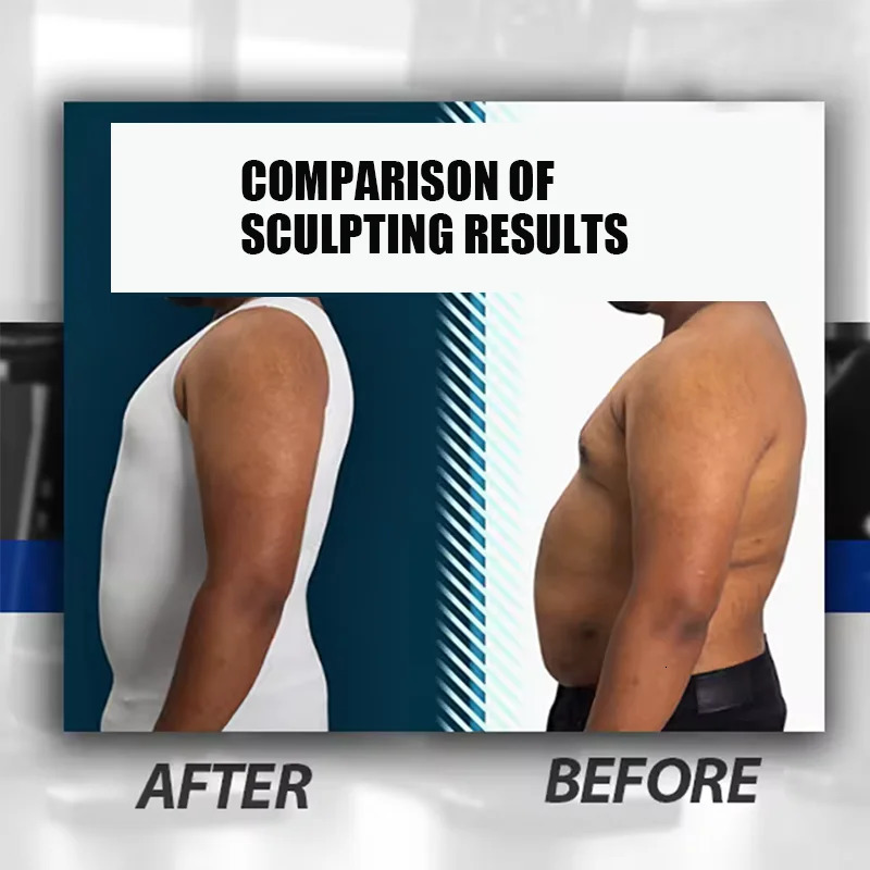 Mens Slimming Body Shaper Posture Vest Mens Compression TShirt Body Building Fat Burn Tummy Control Tank Top Under Shirt 250922