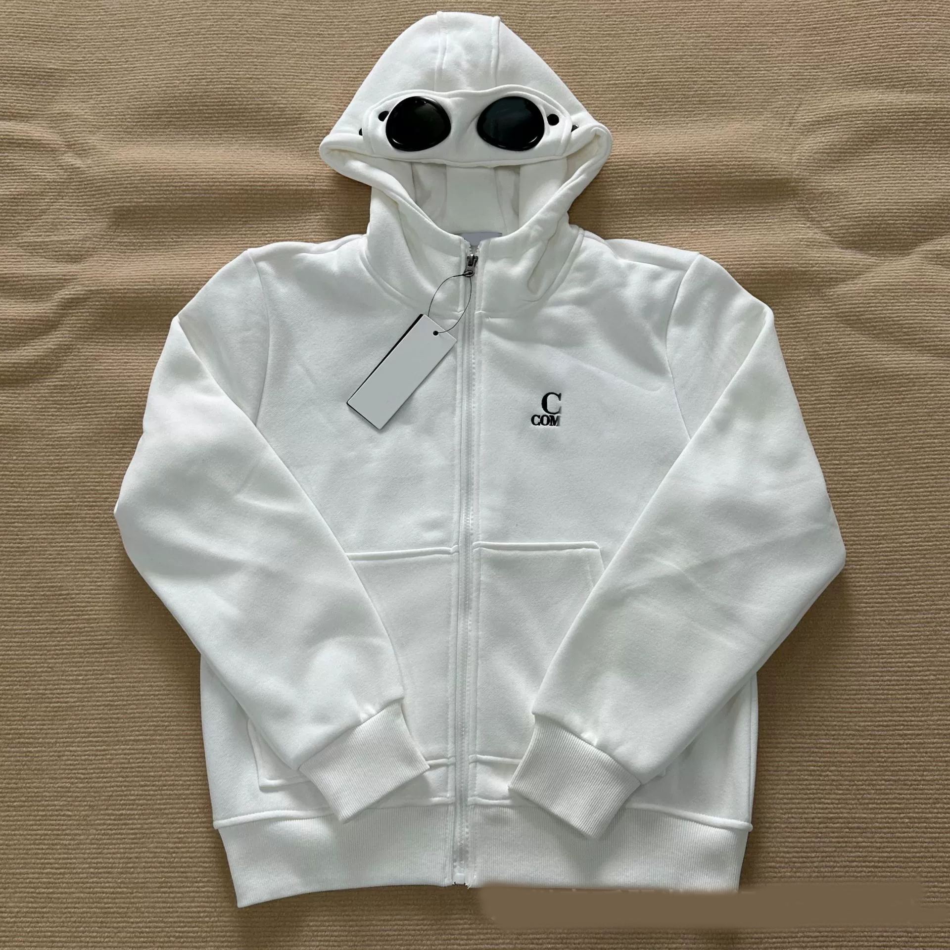 Autumn Winter Designer Hoodies Embroidery Hip Hop Cardigan Zipper Fleece Hooded Sweatshirts Outdoor Warm Jacket Unisex Tops Clothing