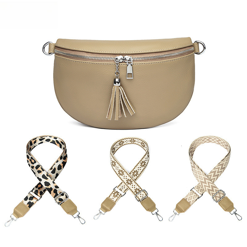 New trendy bags for women, single shoulder crossbody bag, top layer cowhide chest bag