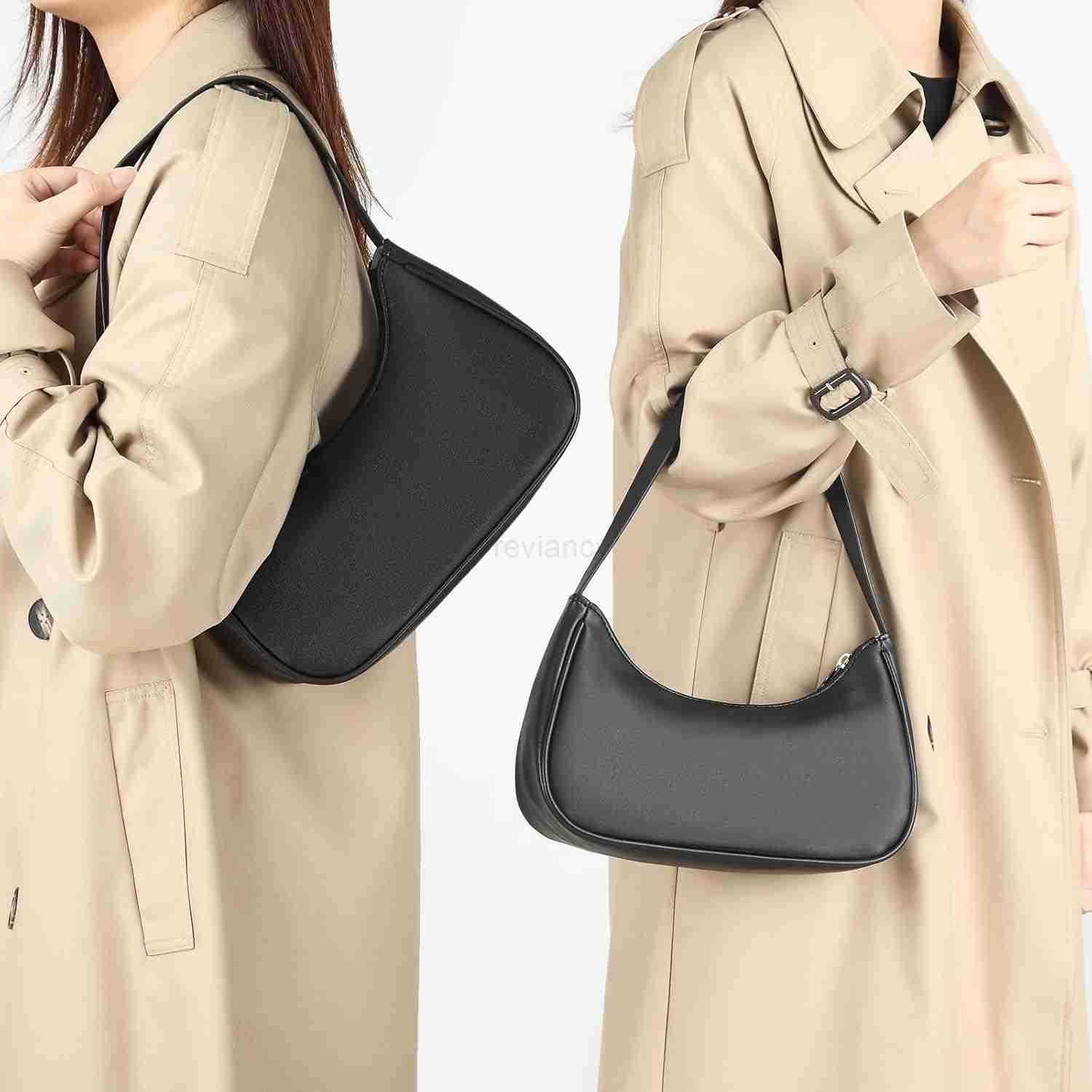 Shoulder Bags for Women Vegan Leather Hobo Sling Tote Handbag RETRO CluTCh Purse with Zipper ClosureW250930