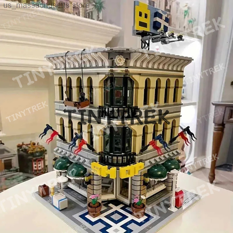 Creator Expert street view Architecture Grand Emporium Design Building Blocks bricks Model 10211 15005 set gifi 2182Pcs y2506046B4W
