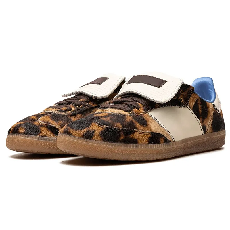 womens designer trainers German army trainer zebra shoes Veaan samgel designer sneakers for Man Women Whitecoreblack Bonners Gum leopards print black Flat Sports