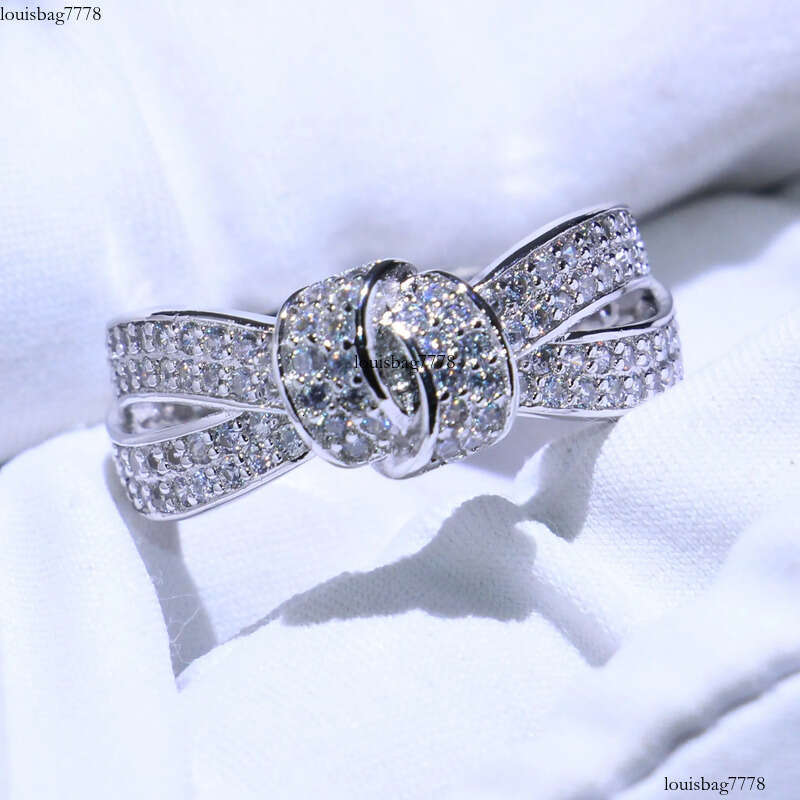 Choucong New Stunning Jewelry Sterling Sier White Clear Pave Cubic Zirconia Wedding Engagement Band Belt Ring fr Women Gift