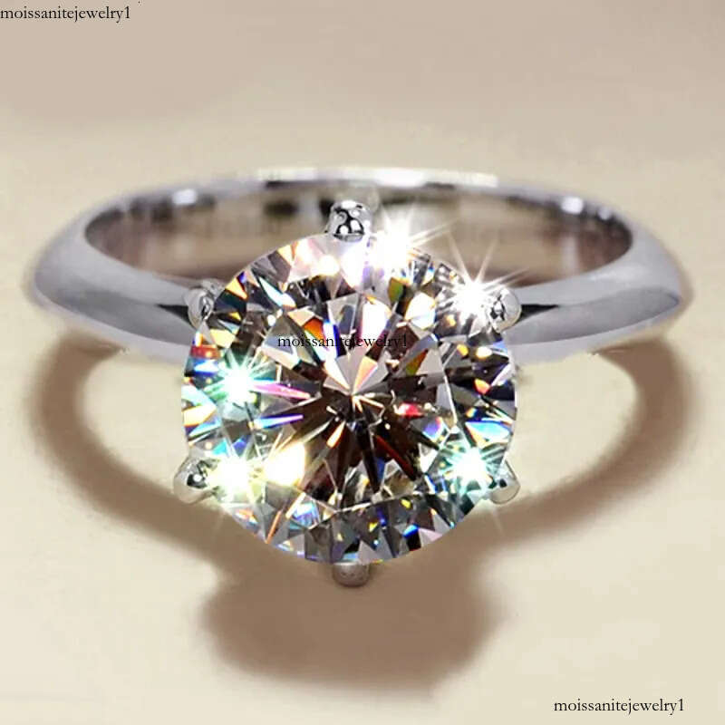 Victoria Wieck Brand New Jewelry Pure 100% Sterling Sier Solitaire Round Cut White Topaz CZ Dia Women Wedding Band Ring