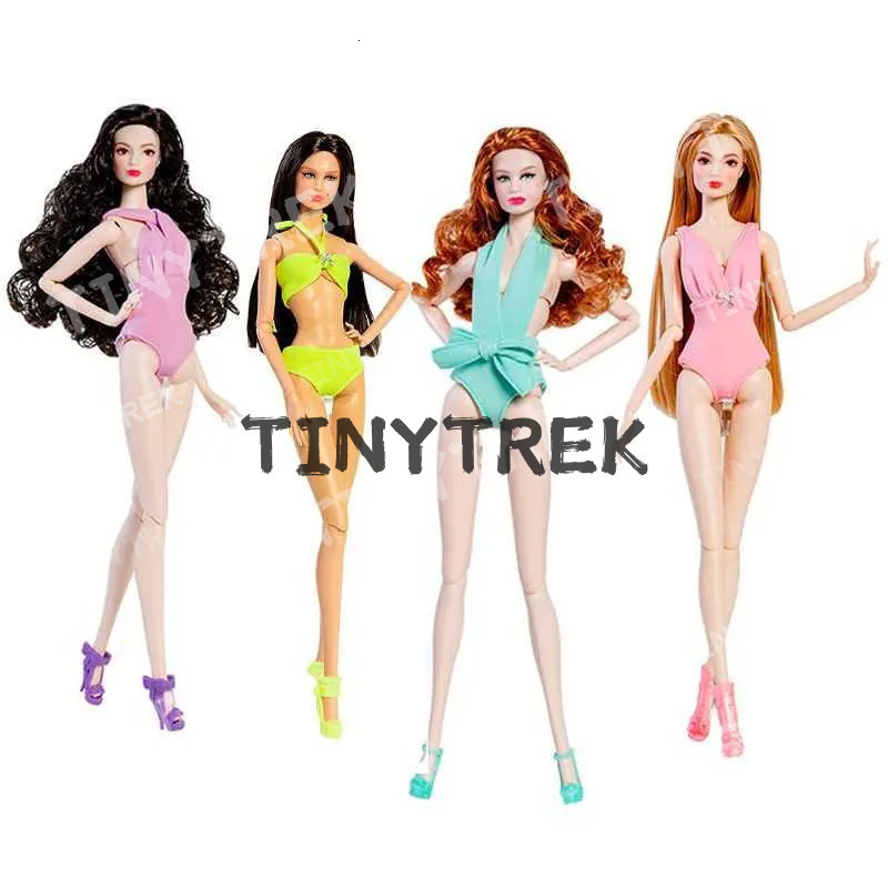 New Fashion Supermodel 32cm BJD Doll Body Blond Black Hair White Skin Kids Play House DIY Dress Up Toys Birthday Party Gifts X250210