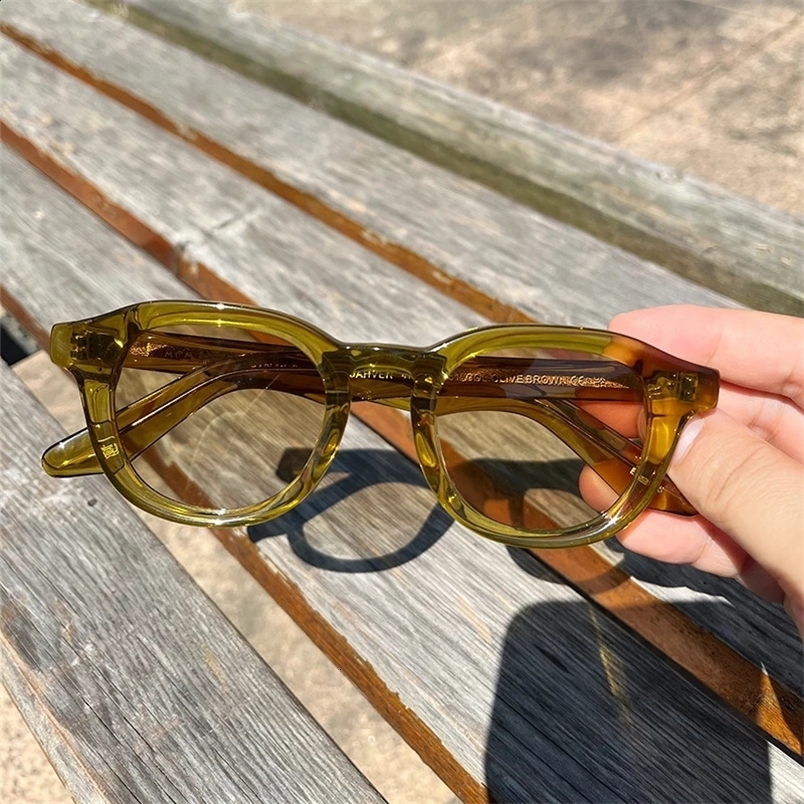 Lemtosh DAHVEN Vintage Sunglasses Women Eyewear Acetate Vintage Oval Sunglasses Polarized Women Sunglasses 240905