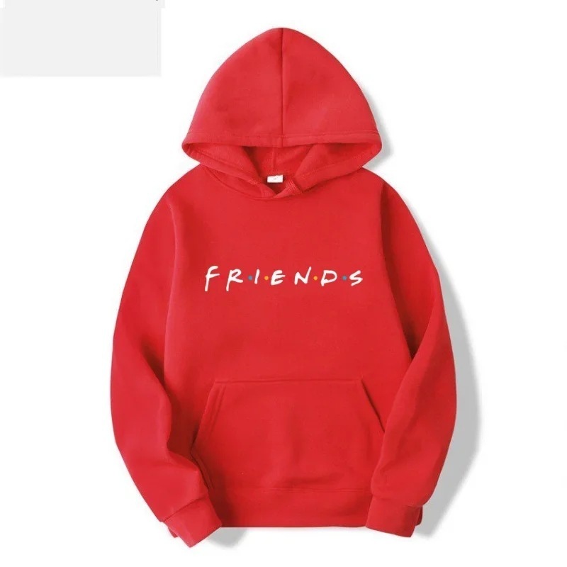 2024 New Autumn Winter Fashion Friends Hooded Sweatshirt White Friends Shirt and Hat Hooded Sweatshirt 200808