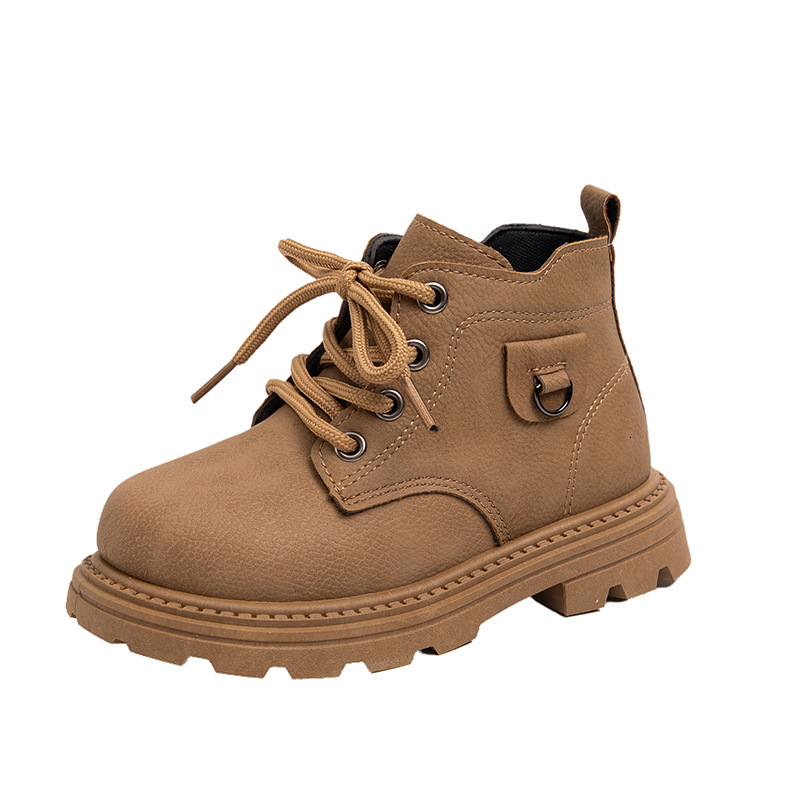 New Martin Boots Children's Soft Soled Leather Boots Popular Designer Shoes Low Cut Short Boots Autumn New Luxury Designer Shoes Men's And W