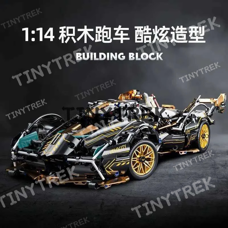 1 14 Technical Lambor Racing Car Building Blocks Set Model Assemble Ci Sports Vehicle Bricks Toys For Adult Kids Gifts Toy W250408
