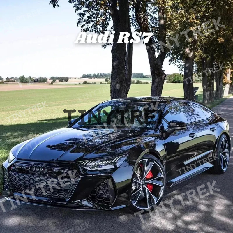1 24 Audi RS7 Coupe Alloy Diecasts Metal Sports Car Vehicles Model Simulation Sound Light Collection Kids Toy Gift 240103