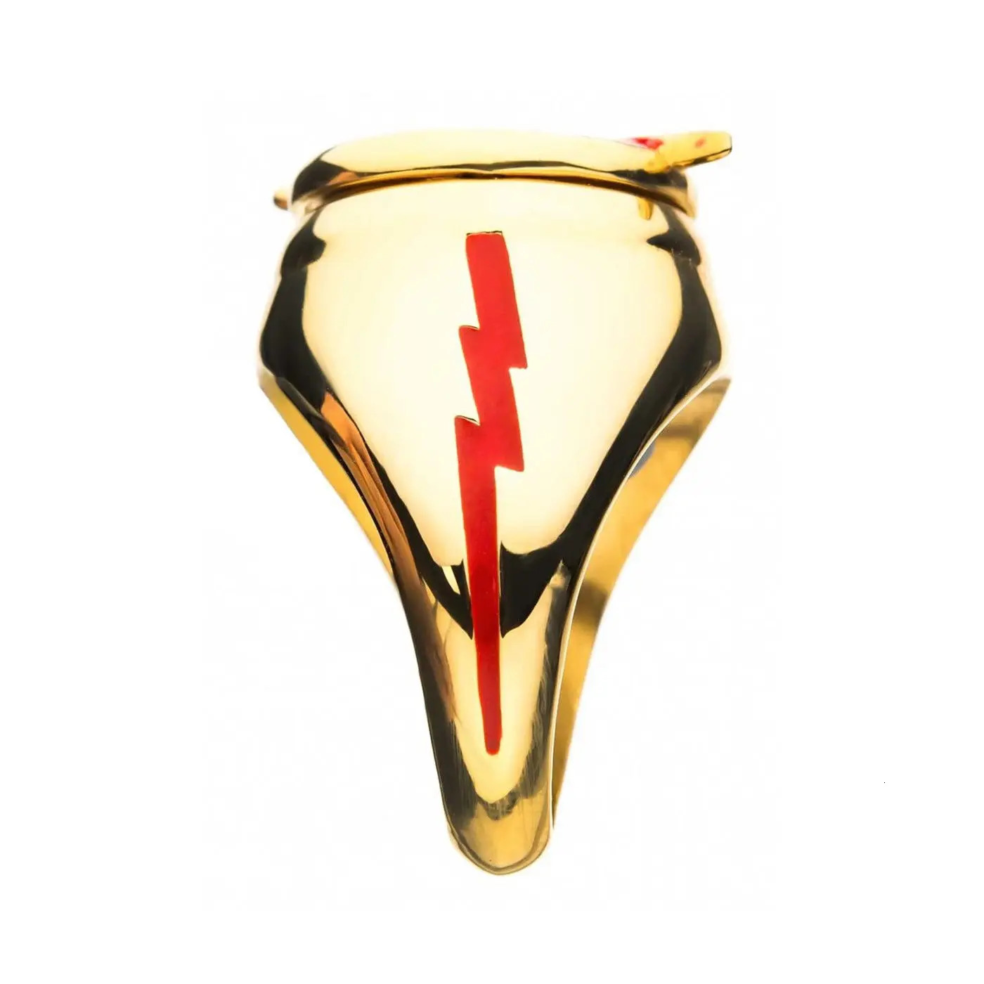 Flash Men Old Version Flip Opening Ring Lightning AllenBarry Flash Ring for Men Fashion Jewelry Anime Accessories 250929