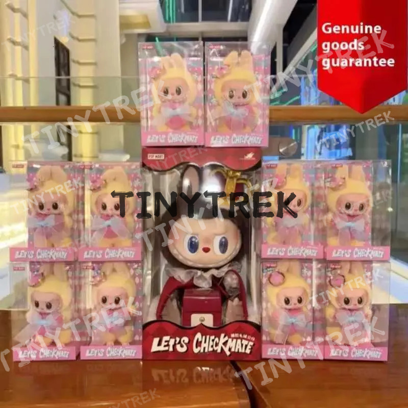 Original The Monsters Labubu LetS Checkmate Series Blind Box Cute Bag Pendant Vinyl Dolls And Refrigerator Magnet Z250312